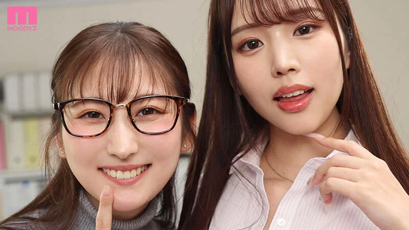 新井リマと末広純による誘惑の顔アップツーショット